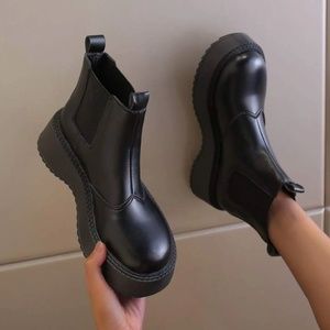 Black Chunky Boots